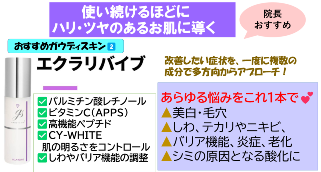 あらゆる悩みをこの1本で ～ガウディスキン‟エクラリバイブ  